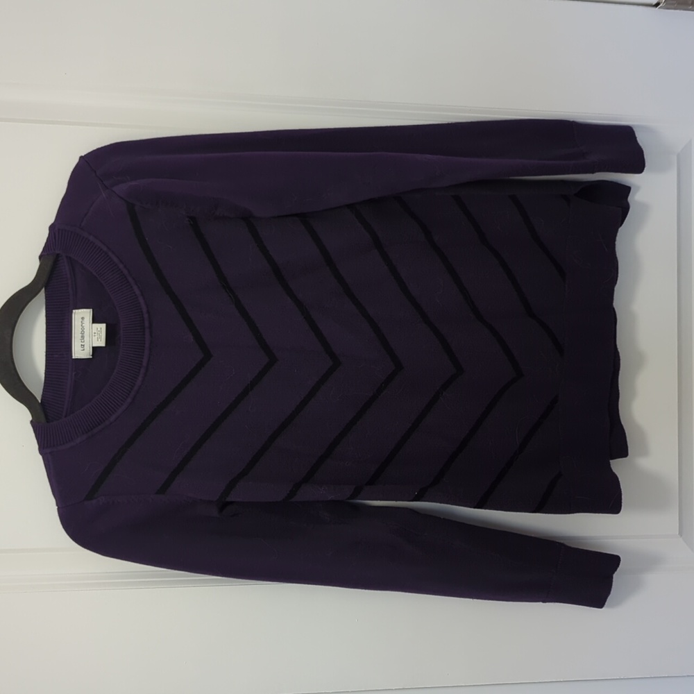 Purple Liz Claiborne sweater